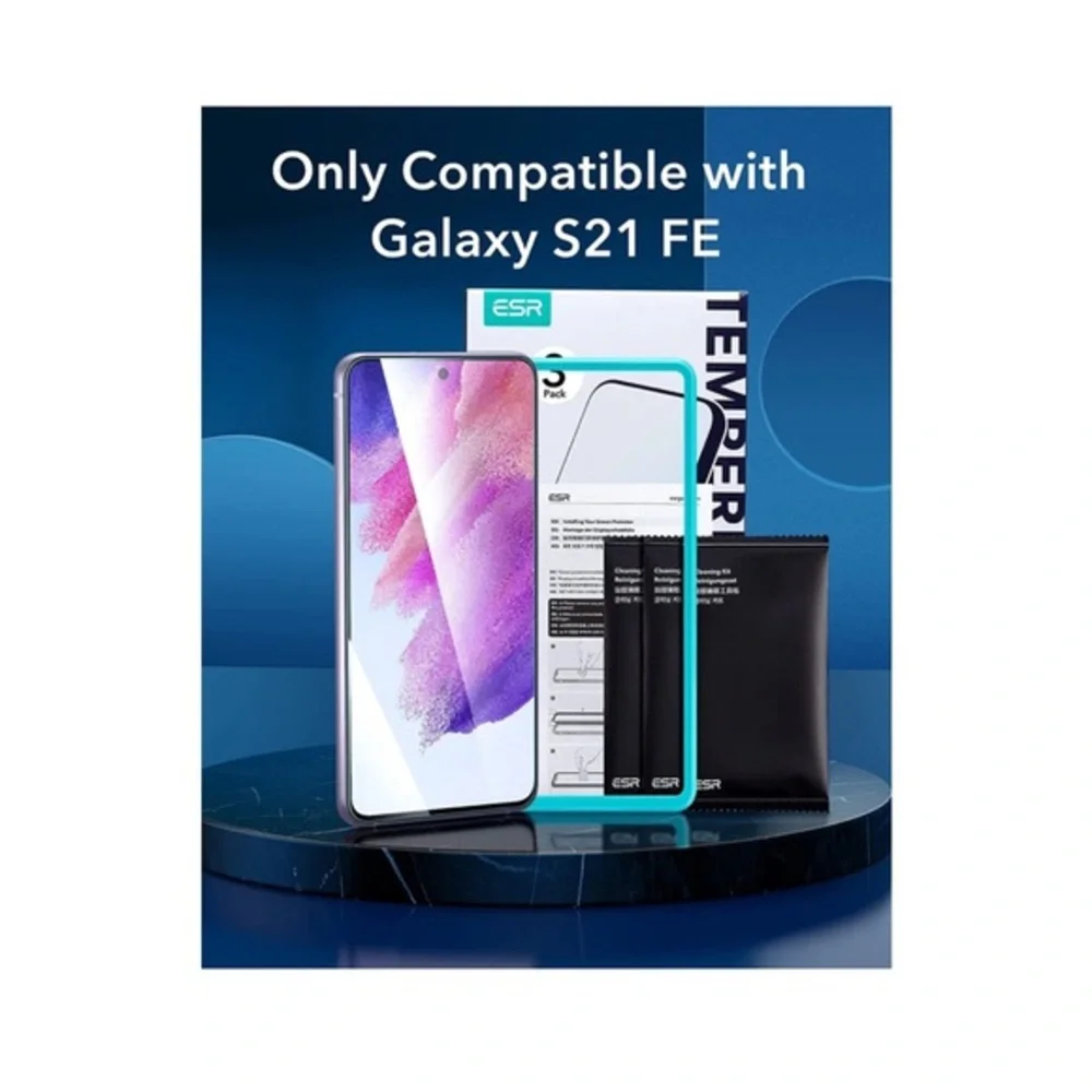 ESR Tempered-Glass Screen Protector Compatible withSamsung GalaxyTempered 3 Pack